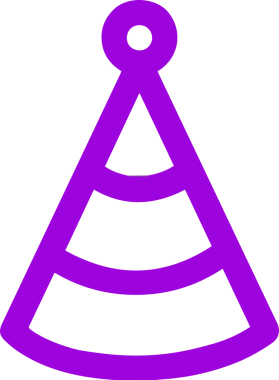 Şapka simgesi vektör çizimi