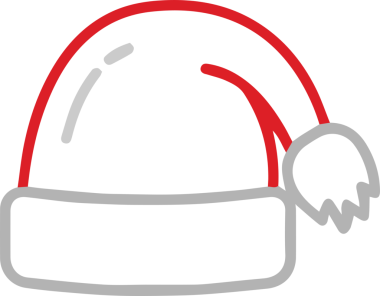 Şapka simgesi vektör çizimi