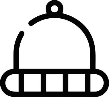 Şapka simgesi vektör çizimi