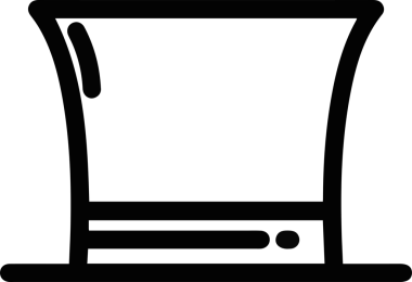 Şapka simgesi vektör çizimi