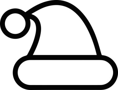 Şapka simgesi vektör çizimi