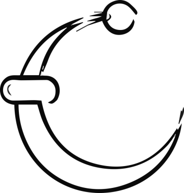 Şapka simgesi vektör çizimi