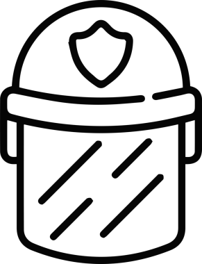 Şapka simgesi vektör çizimi