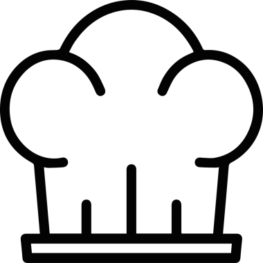 Şapka simgesi vektör çizimi