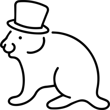 Şapka simgesi vektör çizimi