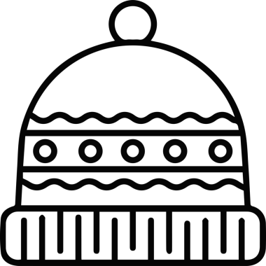 Şapka simgesi vektör çizimi