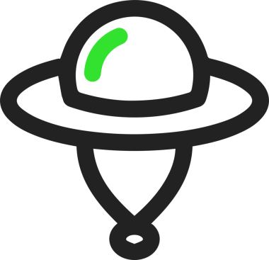 Şapka simgesi vektör çizimi