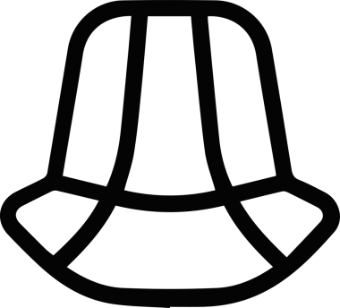 Şapka simgesi vektör çizimi