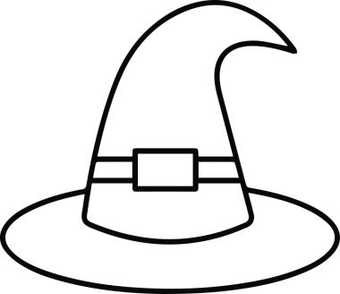 Şapka simgesi vektör çizimi
