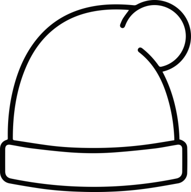 Şapka simgesi vektör çizimi