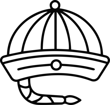 Şapka simgesi vektör çizimi