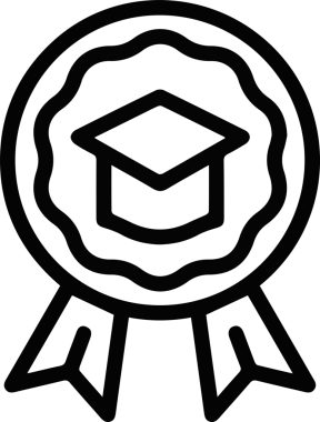 Şapka simgesi vektör çizimi