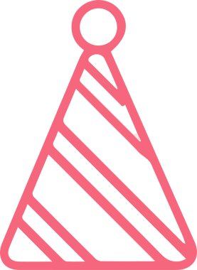 Şapka simgesi vektör çizimi