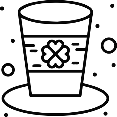 Şapka simgesi vektör çizimi