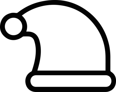 Şapka simgesi vektör çizimi