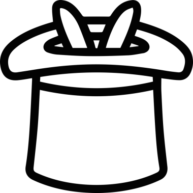 Şapka simgesi vektör çizimi