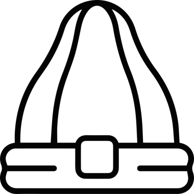 Şapka simgesi vektör çizimi
