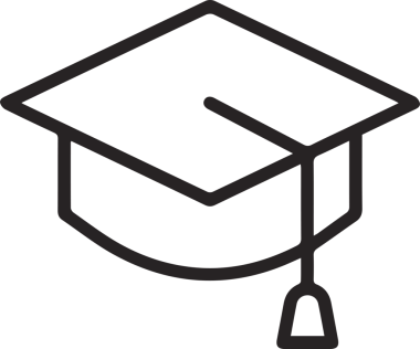 Şapka simgesi vektör çizimi