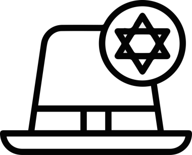 Şapka simgesi vektör çizimi