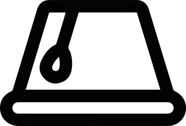 Şapka simgesi vektör çizimi