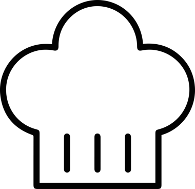 Şapka simgesi vektör çizimi