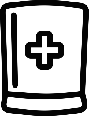 Şapka simgesi vektör çizimi