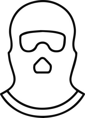 Şapka simgesi vektör çizimi