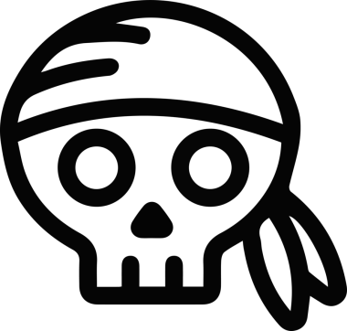 Şapka simgesi vektör çizimi