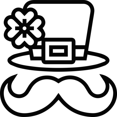 Şapka simgesi vektör çizimi