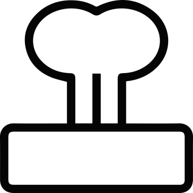 Şapka simgesi vektör çizimi