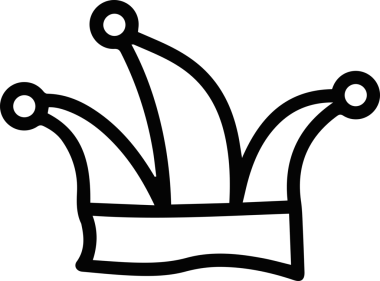 Şapka simgesi vektör çizimi