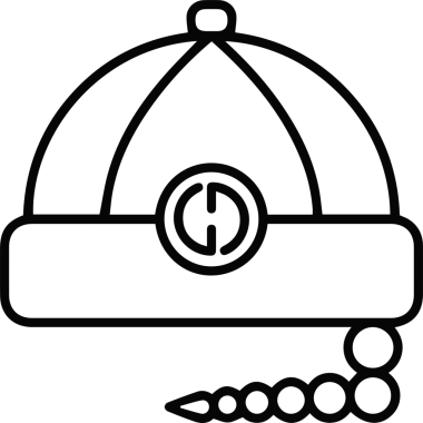 Şapka simgesi vektör çizimi