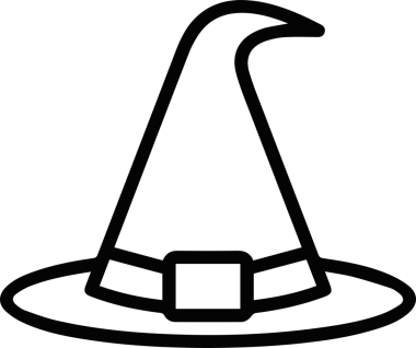Şapka simgesi vektör çizimi