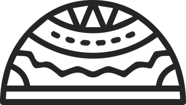 Şapka simgesi vektör çizimi