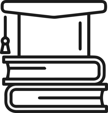 Şapka simgesi vektör çizimi