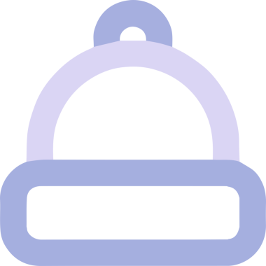 Şapka simgesi vektör çizimi