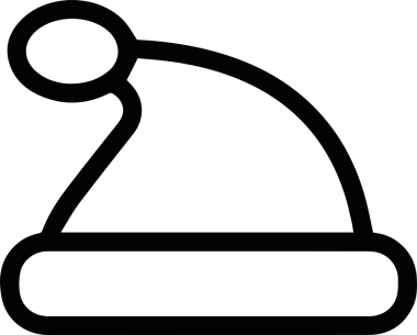 Şapka simgesi vektör çizimi