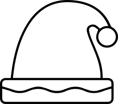 Şapka simgesi vektör çizimi