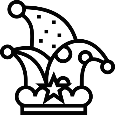 Şapka simgesi vektör çizimi