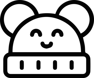 Şapka simgesi vektör çizimi