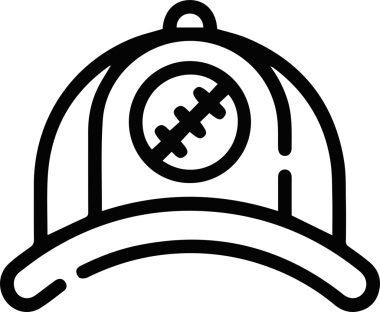 Şapka simgesi vektör çizimi