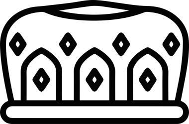 Şapka simgesi vektör çizimi