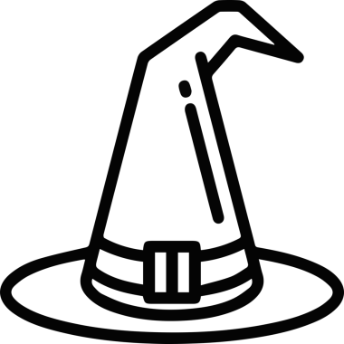Şapka simgesi vektör çizimi