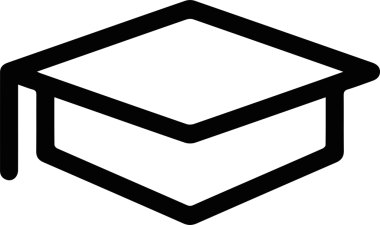 Şapka simgesi vektör çizimi