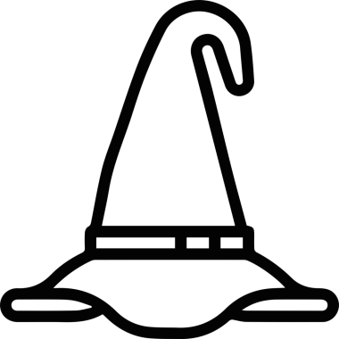 Şapka simgesi vektör çizimi