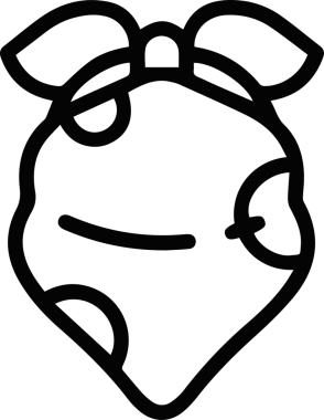 Şapka simgesi vektör çizimi