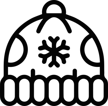 Şapka simgesi vektör çizimi