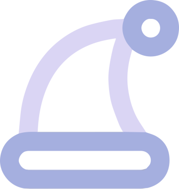 Şapka simgesi vektör çizimi