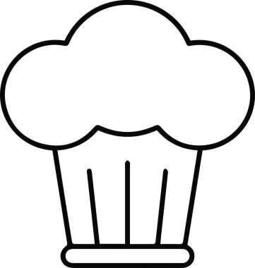 Şapka simgesi vektör çizimi