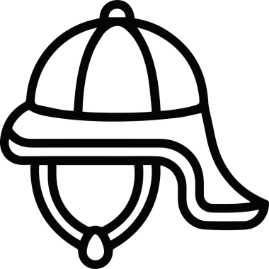 Şapka simgesi vektör çizimi